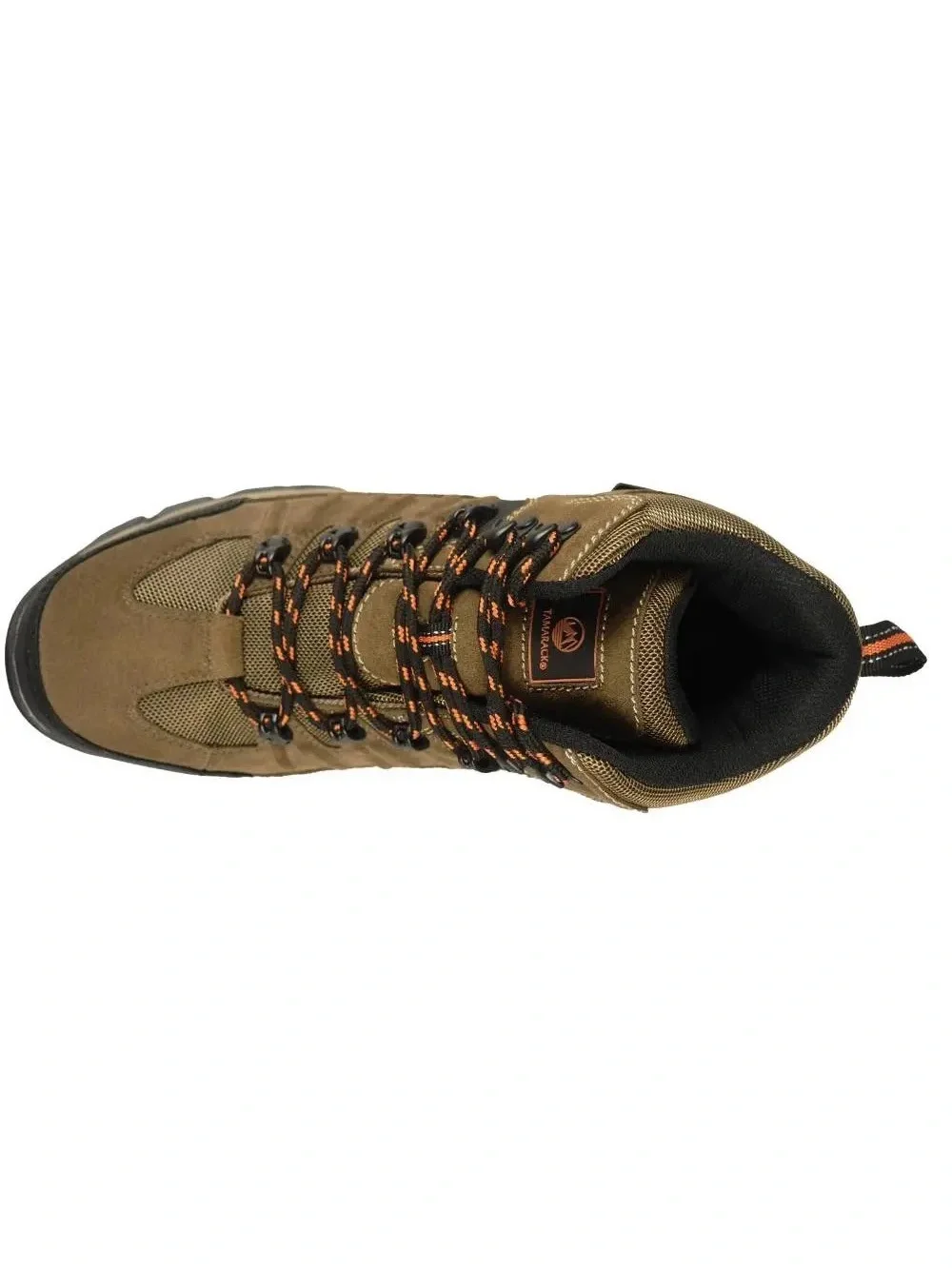Tamarack Men's Waterproof Mid Hiker, Brown Steel Toe